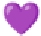 Purple heart emoji